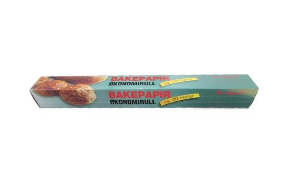 315018  50383 Bakepapir 39 cm x 20 m silikon belagt 